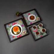 Le Jardin Tray Set - Square